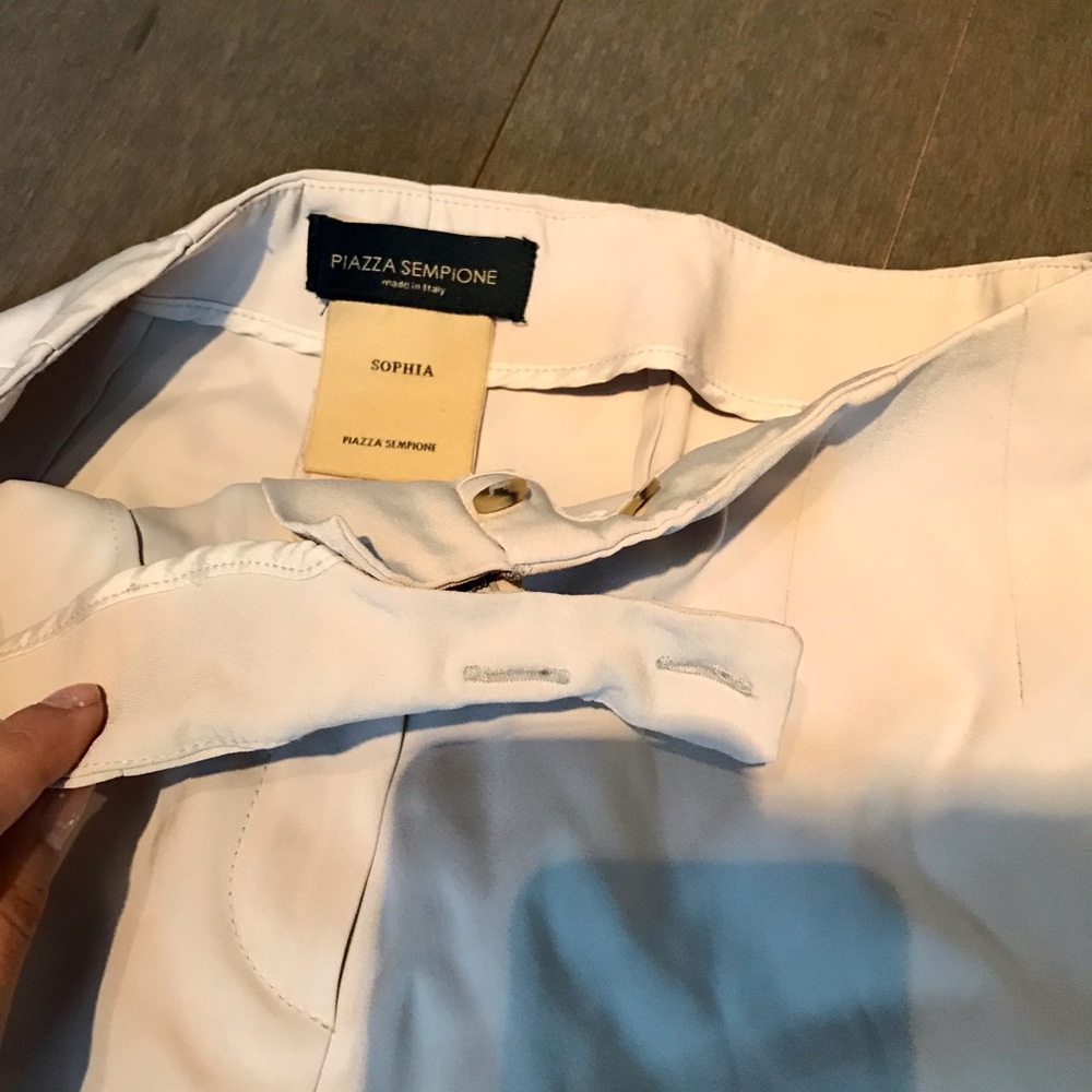 Piazza Sempione Made in Italy Cream Pants